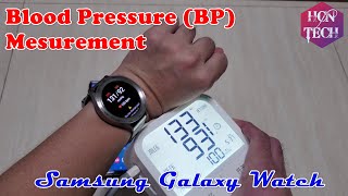 Samsung Galaxy Watch  How to calibrate Blood Pressure Monitor [upl. by Caldeira]