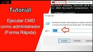 Ejecutar CMD como administrador Forma Rápida [upl. by Ecyaj]