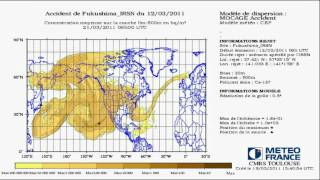 Fukushima  Le nuage radioactif arrive rapidement en France HD [upl. by Pence404]