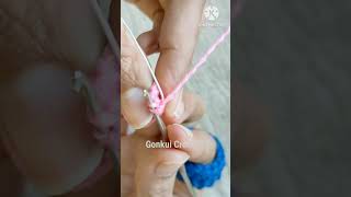 🌲Crochet Poinsettia  Crochet Christmas flower Tutorial on YouTube step by step shorts crochet [upl. by Nuhsyar]