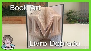 Folded Book Art using Photoshop Arte feito de Paginas Dobradas [upl. by Submuloc304]