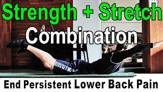 How to Strengthen Your Low Back  Best Stretches for Low Back Pain [upl. by Angelika]