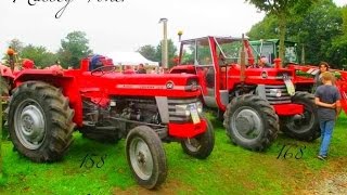 Petit défilé de tracteur à Bernesq lors du 4ème rassemblement de matériels agricoles [upl. by Natsirt]