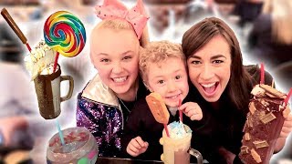 Extreme Milkshakes w JoJo Siwa amp Ballinger Family [upl. by Wilfred]