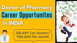 Highest paying jobs for Pharm D in India  ₹50K per month as a fresher Pharm D career opportunities [upl. by Benni711]