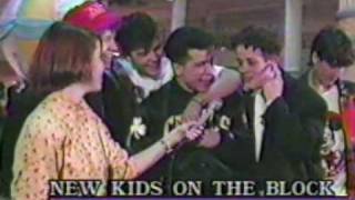 NKOTB Feb 1990 Live Regis and Kathie Lee Hasbro Toy Dolls [upl. by Araid]