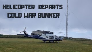 HELICOPTER TAKES OFF FROM COLD WAR BUNKER [upl. by Beauchamp]