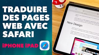 Traduire des articles et pages web avec Safari sur iPhone et iPad [upl. by Thirzia487]