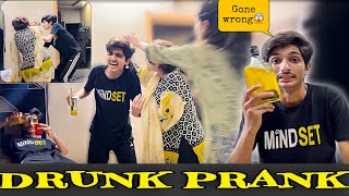 DRUNK PRANK ON MOM amp SISTER GONE WRONG😱  AAJ BHOUT MAR PARI 😰  drunk prank funnyvideo [upl. by Enelrahc607]