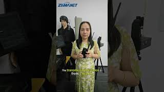 ZKManet1131T Compact Size 12km NLOS Range 30dBm COFDM Wireless HD Hndheld Video Transmitter [upl. by Leuqim]