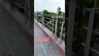 Steel railing simple railing SS railing balcony railing shortsvideo sssteelrailings stainlessstee [upl. by Awe]