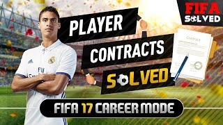 FIFA 17 Career Mode Player Contract Tips [upl. by Amorette400]