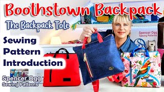 Boothstown Backpack Sewing Pattern Introduction From Spencer Ogg [upl. by Mercier]