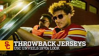 2024 USC Football Throwback Jersey Reveal 111224 [upl. by Amapuna]