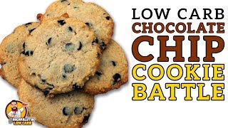 Low Carb CHOCOLATE CHIP COOKIE BATTLE  The BEST Keto Chocolate Chip Cookies Recipe [upl. by Asereht]