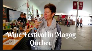 Wine and Food Festival in Magog Canada [upl. by Ralyat]