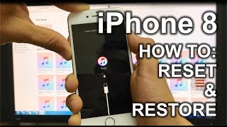 How To Reset amp Restore your Apple iPhone 8  Factory Reset [upl. by Ltsyrk]