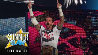 FULL MATCH — John Cena vs CM Punk  Undisputed WWE Title Match SummerSlam 2011 [upl. by Erdnuaed]