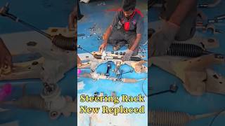 Steering Rack New Replace bestcarserviceinpune automobile viralvideo [upl. by Adnylg]