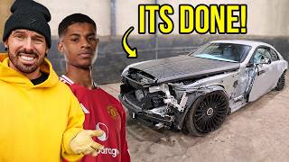 I REBUILT MARCUS RASHFORDS WRECKED ROLLS ROYCE [upl. by Caia]