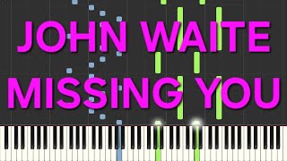 john waitemissing yourallentatoslowpiano facile easy tutorial [upl. by Iglesias162]