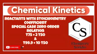 12 Ch 3  Chemical Kinetics 09  Important Relations of Half Life [upl. by Leroy813]