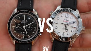 Seamaster vs Speedmaster  Why I love these Omega Designs [upl. by Tillinger]