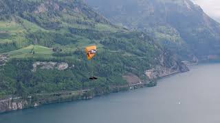 Paragliding in Switzerland Lake Brunnen [upl. by Choo]