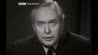 Harold Wilsons disastrous Pound In Your Pocket speech 19Nov1967 [upl. by Rehpotsrik]