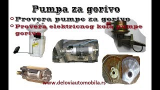 Provera pumpe za gorivo i električnog kola pumpe goriva [upl. by Trill701]