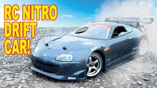 2 Speed Nitro RC Car Difting A JDM Classic Toyota Supra [upl. by Aliuqet341]