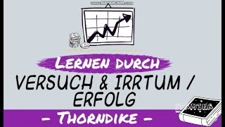 ♤ Lerntheorien  Lernen am Erfolg  Pädagogik  Thorndike [upl. by Newby]