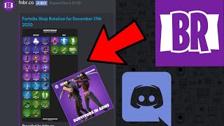 TUTO Comment avoir la boutique Fortnite sur Discord  fnbrco [upl. by Ztnarf244]