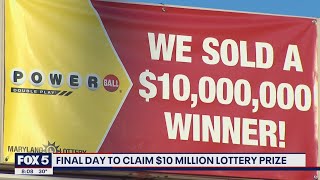 10 million lottery prize expires Monday lucky ticket bought at Rockville gas station [upl. by Cherie]