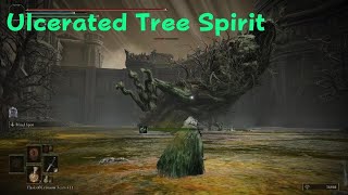 Elden Ring  Ulcerated Tree Spirit Boss Fight Shadow of the Erdtree [upl. by Romeu]