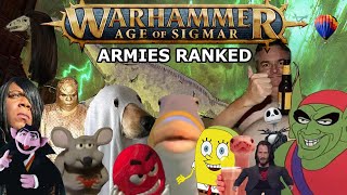 Ranking Every Army in Warhammer Age of Sigmar [upl. by Platto662]