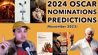 2024 Oscar Predictions  ALL CATEGORIES November [upl. by Hanima405]