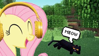 Fluttershy plays Minecraft [upl. by Zellner]