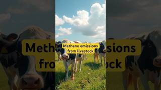 Methane emissions from livestock ClimateAction MethaneReduction SustainableAgriculture [upl. by Lednahs]