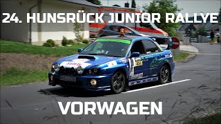 24 Hunsrück Junior Rallye  Vorwagen [upl. by Nekciv]