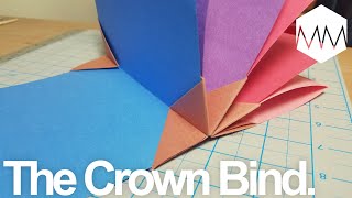 ▲ How to Crown Bind a Book  Bookbinding Basics ep 23 [upl. by Peyton]