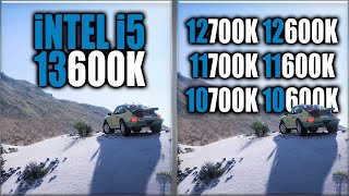 13600K vs 12700K vs 12600K vs 11700K vs 11600K vs 10700K vs 10600K Benchmarks  15 Tests [upl. by Dnomra]