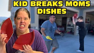 🤬Kid Temper Tantrum🤬 Breaks Moms NEW Dinner Plates For No Reason Original [upl. by Rebmik]