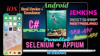 Selenium WebDriver parallel automation framework  Part 3 C  SpecFlow  RestAssured  Jenkins [upl. by Soren]