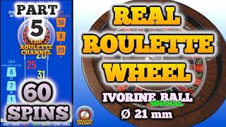 60 Roulette Wheel Spins  Both Directions  Blue Scoreboard  Part 5 of 6 [upl. by Dnomra]