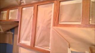 How to Refinish Cabinets REFACING CABINETS [upl. by Zetana145]