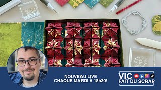 Tuto Scrap Calendrier de lAvent XXL en Origami [upl. by Ecilegna204]