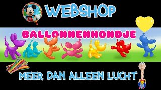 Ballonnenhondje  de ballonnen webshop voor iedereen en ook nog betaalbaar [upl. by Anyahc688]