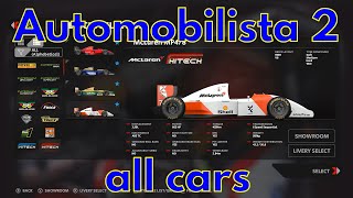 Automobilista 2 all cars November 2023 car list [upl. by Maurreen]