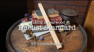 Making a Pearwood Duelist Standard [upl. by Dari564]